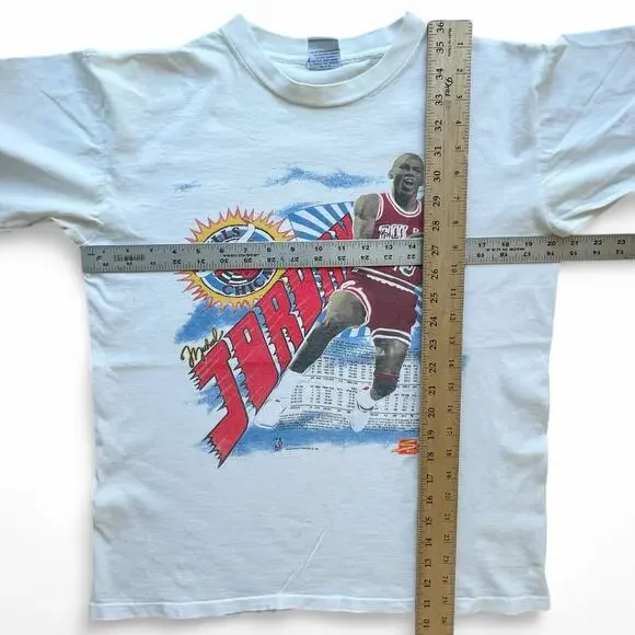 Vintage Salem Michael Jordan 1990 Player Card Chicago Bulls T